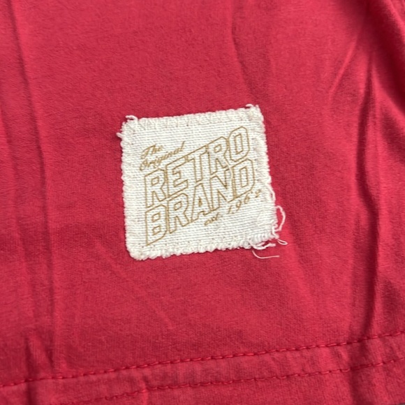 Retro Brand Wisconsin Red Tee with Retro Patch - Picture 2 of 3